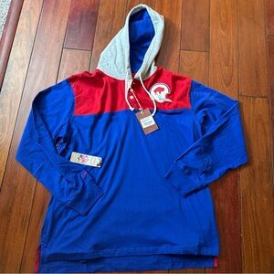 Mitchell & Ness Buffalo Bills Rugby Hoodie With Pockets XL NWT Retails $115